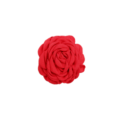 Black Colour - BCVILLA MEGA FLOWER Hrklemme - med rde blde blomster - OneSize