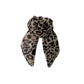Black Colour - Silketrklde mini - leopard print army