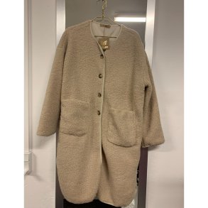 BOHO-LOVE -  Frakke -  let oversized model - OneSize - i beige teddy