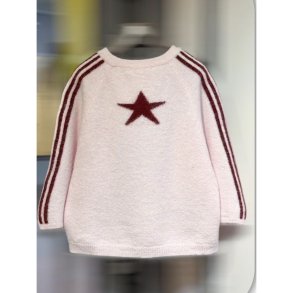 BOHO-LOVE -  Strik Bluse - rosa 