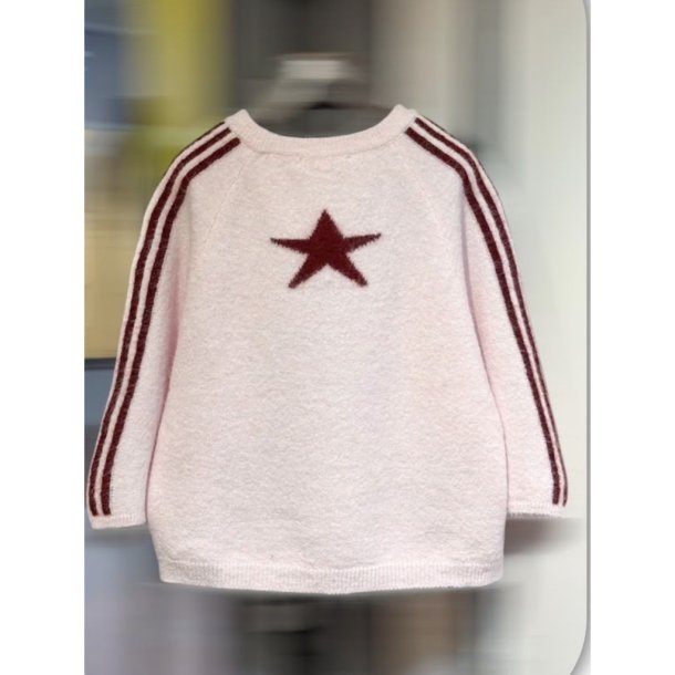 BOHO-LOVE -  Strik Bluse - rosa 