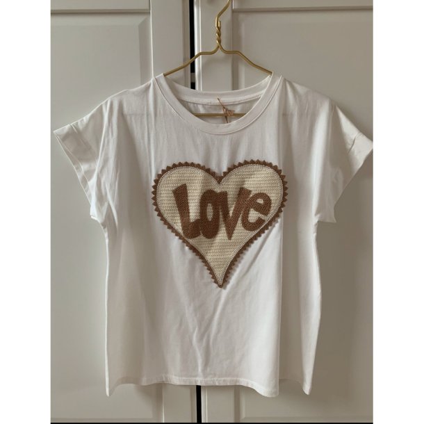 Boho-Love - T-Shirt med korte rmer - hvid