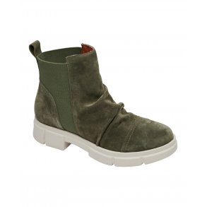 Tim&Simonsen - Marie Stvle - armygrn - Kort ruskindsstvle til damer