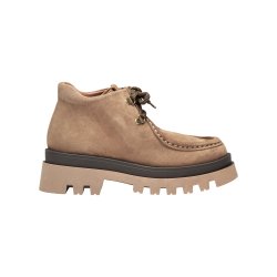 Tim&Simonsen - HAZEL Sko - camel/lysbrun - Kort ruskindsstvle til damer