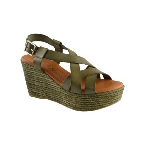 Tim&Simonsen - Nova MILITAR Sandal - army- - Hj sandal til damer