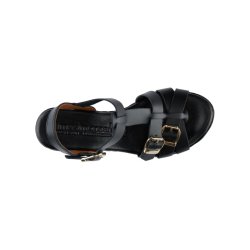 Tim&Simonsen - Gunvor ALL BLACK Sandal - sort - Hj sandal til damer