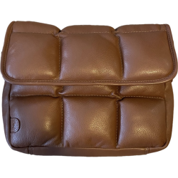 Tim&Simonsen - Taske - brun med guld lynlse