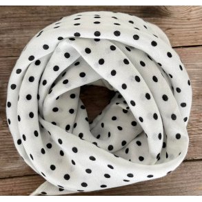 Lisbeth Merrild - Trklde lille - hvid med sorte prikker