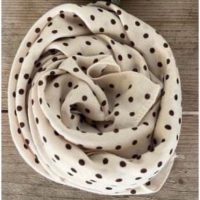 Lisbeth Merrild - Trklde lille - beige med brune prikker