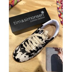 Tim&Simonsen - Anina cow Sneakers - sort/hvid - Sko til damer
