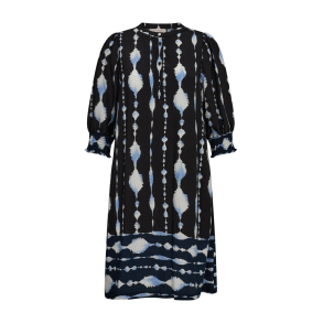 FREE/QUENT FQABY - Kjole med print - sort og bl