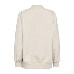 FREE/QUENT - FQBOMBY - Jakke med flot for - moonbeam / offwhite