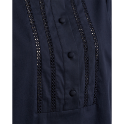 FREE/QUENT - FQBOYA - Bluse med hulmnster - bl