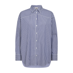 FREE/QUENT FQCLAIR Skjorte - bl og hvid stribet 