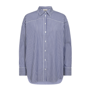 FREE/QUENT FQCLAIR Skjorte - bl og hvid stribet 