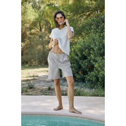 FREE/QUENT FQCOTLA - Pullover med korte rmer - beige