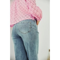 FREE/QUENT FQISOLDE - Bluse med hulmnster - Rosa