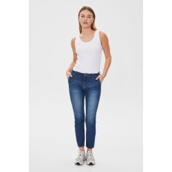 FREEQUENT - FQJANE Jeans - vintage blue denim med skrlommer