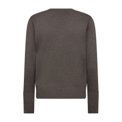 FREE/QUENT FQKATIE - Pullover - morel melange strik