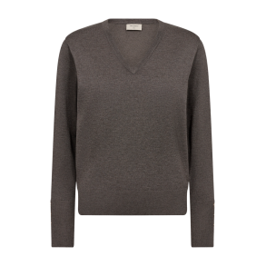 FREE/QUENT FQKATIE - Pullover - morel melange strik