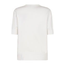 FREE/QUENT FQKATIE - Pullover med korte rmer - off-white