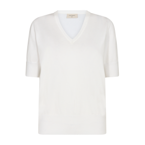 FREE/QUENT FQKATIE - Pullover med korte rmer - off-white