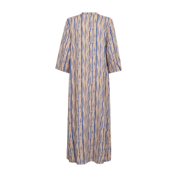 FREE/QUENT - FQLARIN - Kjole med print i hrblend - beige og bl