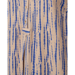 FREE/QUENT - FQLARIN - Kjole med print i hrblend - beige og bl