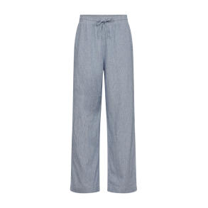 FREE/QUENT - FQLAVA - Stribede Hrbukser - hvid og bl