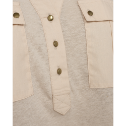 FREE/QUENT - FQLAVINA - Hr Top - beige