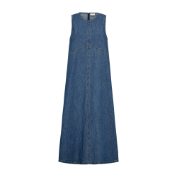 FREE/QUENT - FQLISEA Lang Denimkjole - bl 