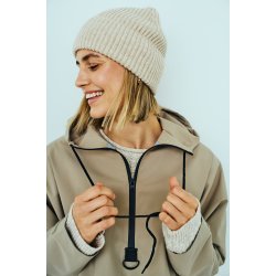 FREE/QUENT - FQMOW Poncho / Regnjakke - Anorak - beige