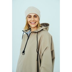 FREE/QUENT - FQMOW Poncho / Regnjakke - Anorak - beige