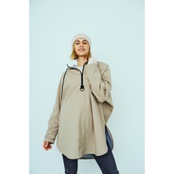 FREE/QUENT - FQMOW Poncho / Regnjakke - Anorak - beige