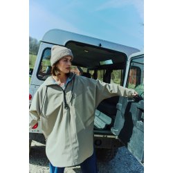 FREE/QUENT - FQMOW Poncho / Regnjakke - Anorak - beige