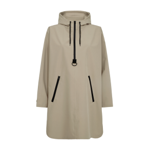 FREE/QUENT - FQMOW Poncho / Regnjakke - Anorak - beige