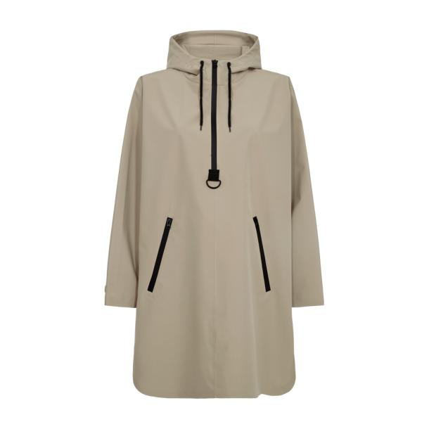 FREE/QUENT - FQMOW Poncho / Regnjakke - Anorak - beige