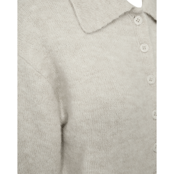 FREE/QUENT - FQSAMMIE Strik Cardigan - beige/moonbeam melange