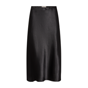 FREE/QUENT FQSATIN - Nederdel - sort satin look