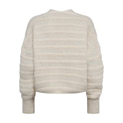 FREE/QUENT - FQWAWE Strik Cardigan - beige/moonbeam