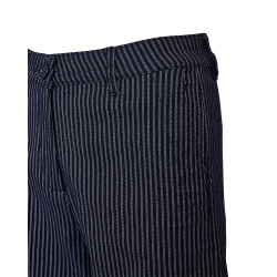 FREE/QUENT - FQREX Short - navy m. hvide striber