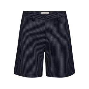 FREE/QUENT - FQREX Short - navy m. hvide striber