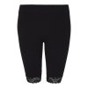 Tim&Simonsen - Cykelshorts / indershorts med blondekant - sorte