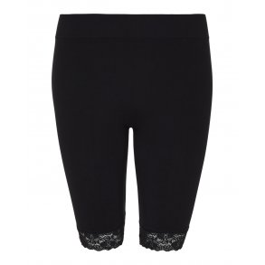 Tim&Simonsen - Cykelshorts / indershorts med blondekant - sorte