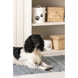Ib Laursen - Dse til hundemad - hvid m/hundemotiv og trlg 2,2 ltr.