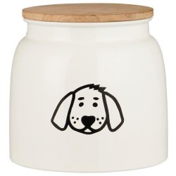 Ib Laursen - Dse til hundemad - hvid m/hundemotiv og trlg 2,2 ltr.
