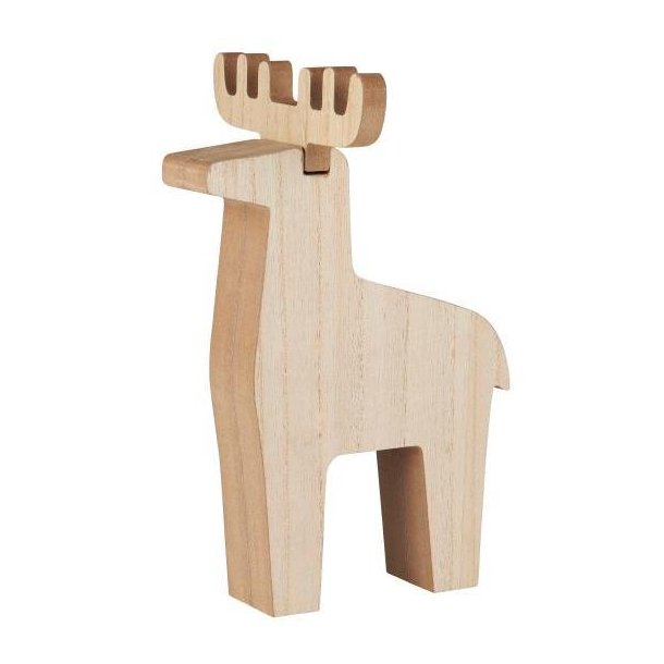 Ib Laursen - Rensdyr Rudolf stende - tr