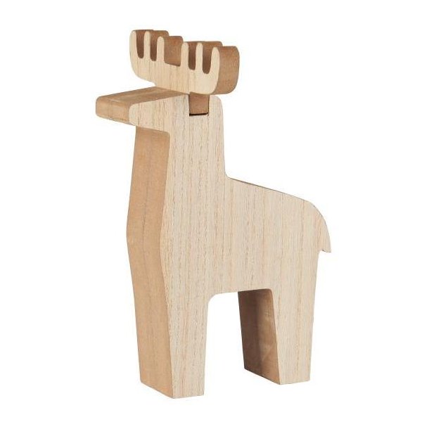 Ib Laursen - Rensdyr Rudolf stende - tr