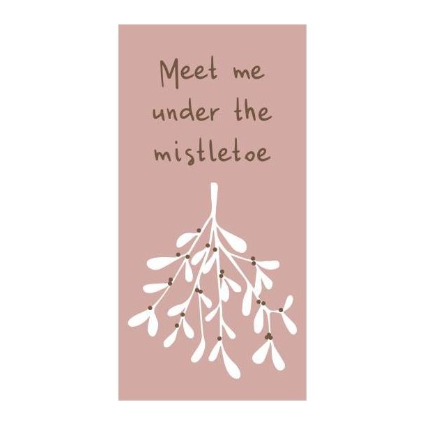 Ib Laursen - Julepapir-servietter - Meet me under the mistletoe