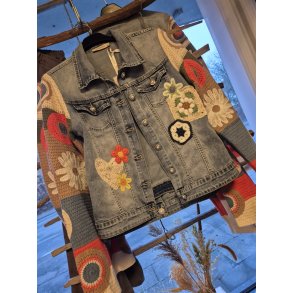 Lecoco - Angie Denim Jakke - kort model - denimbl�